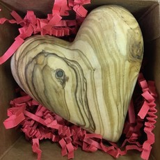 Heart- Olive Wood-Solid-Small (Bethlehem)