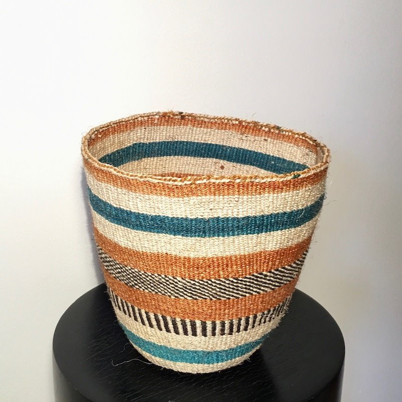 WS- Sisal Kiondo Basket-Fine Weave-Small (Kenya)