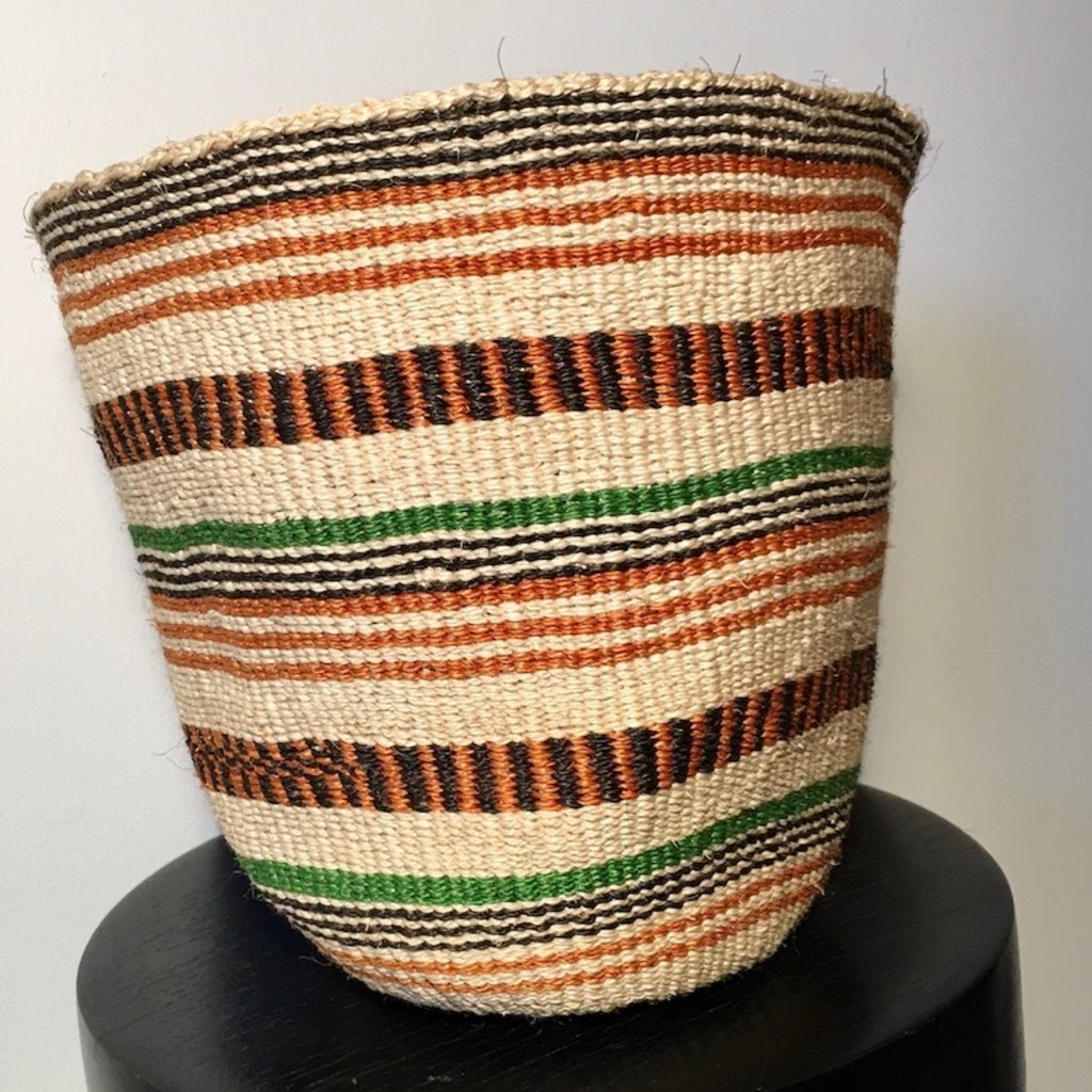 WS- Sisal Kiondo Basket- Fine Weave-Medium (Kenya)