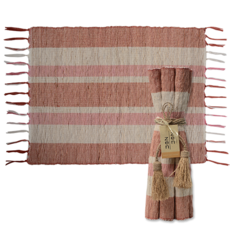 Placemats- Vetiver-Autumn-Blush-Set/6 (Indonesia)