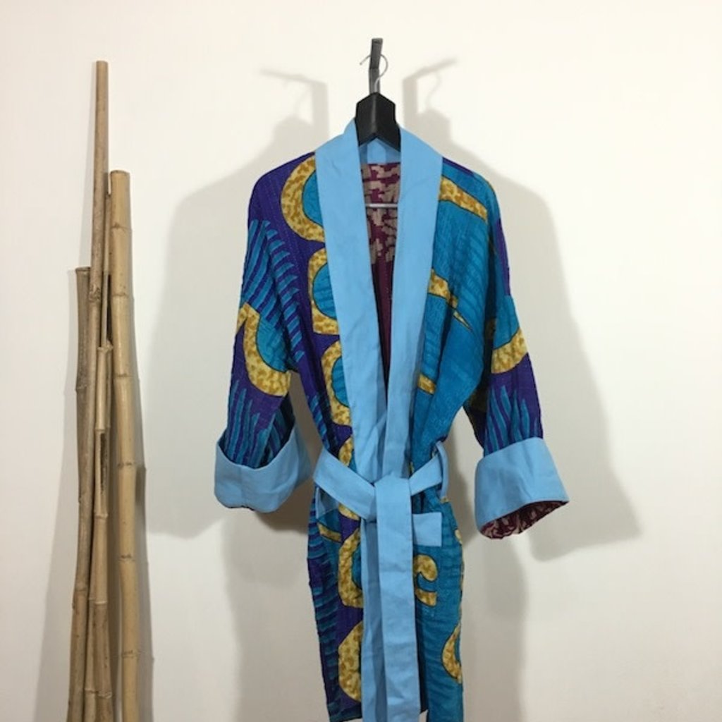 WS- Kantha Robe-Small/Medium (Bangladesh)