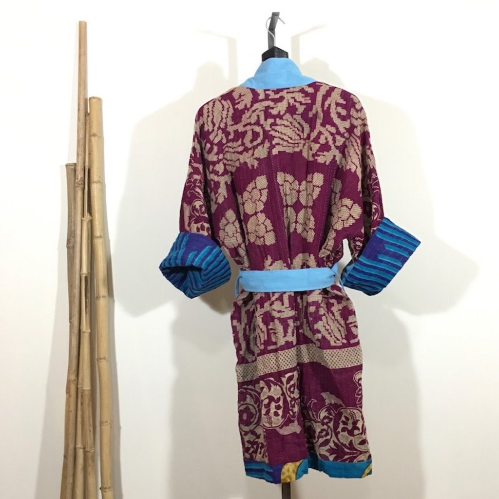 WS- Kantha Robe-Small/Medium (Bangladesh)