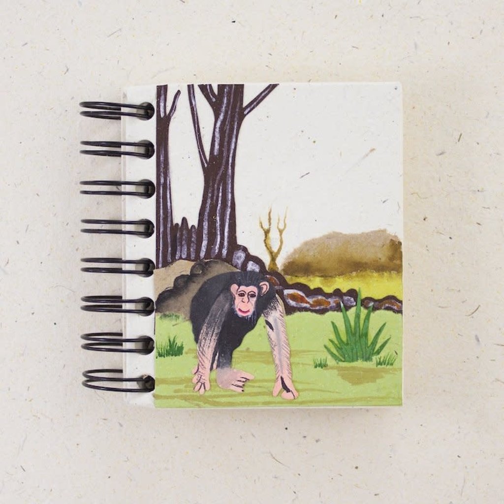 Notebook- Chimpanzee-Natural-White-Small (Sri Lanka)