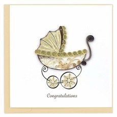 Quilling Cards- Baby Carriage (Vietnam)