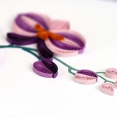 Quilling Cards- Orchid (Vietnam)