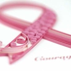 Quilling Cards- Breast Cancer Ribbon (Vietnam)