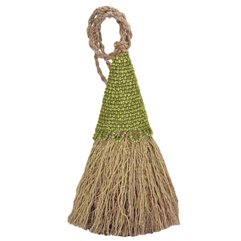 Tassel- Vetiver-Beaded-Green (Indonesia)