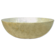 Salad Bowl- Capiz Shell-Cream  (Indonesia)