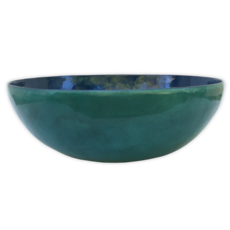 Salad Bowl- Capiz Shell-Water-Blue (Indonesia)