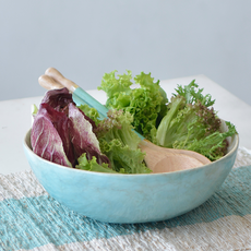 Salad Bowl- Capiz Shell-Aqua (Indonesia)