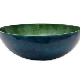 Salad Bowl- Capiz Shell-Green & Blue (Indonesia)