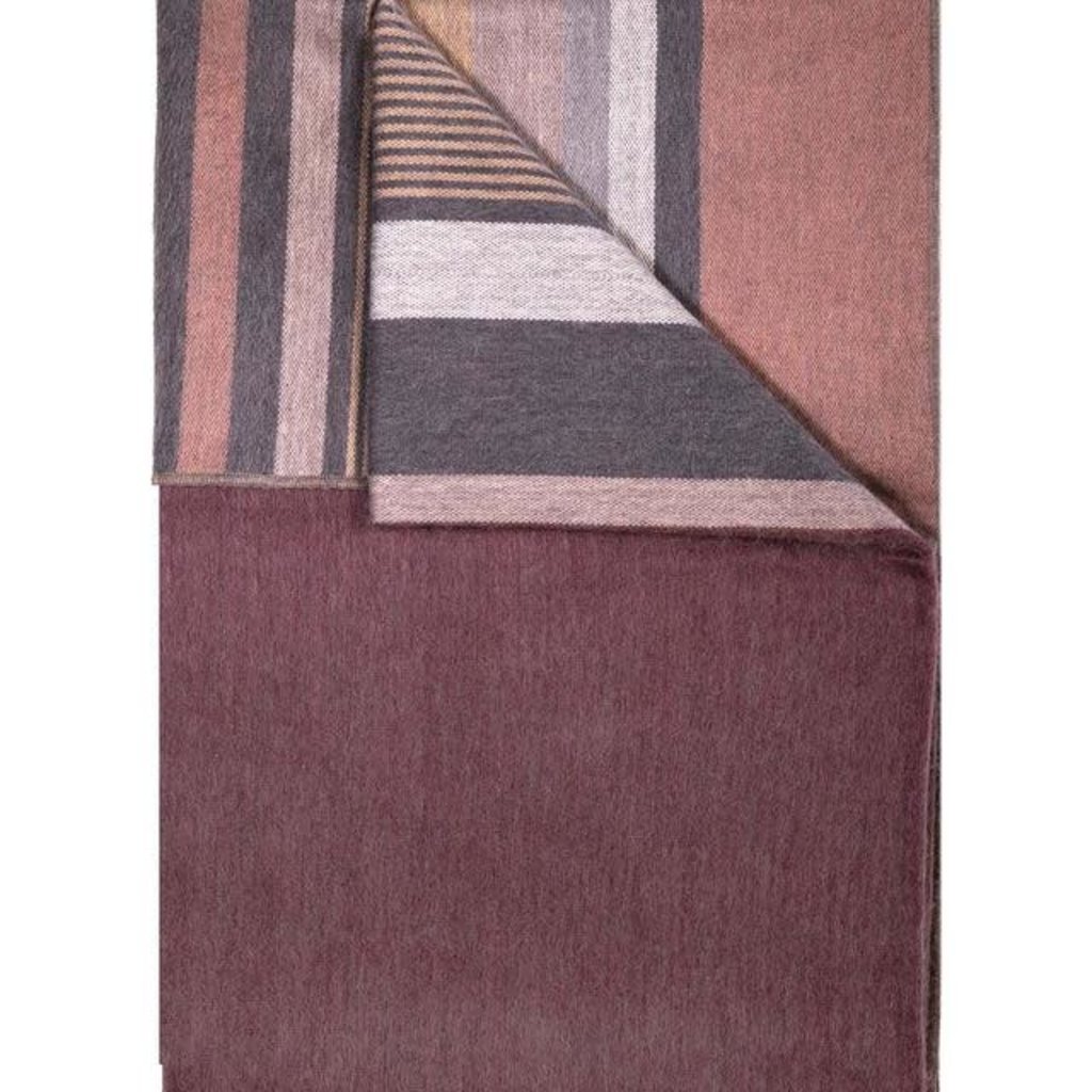 Blanket-Cranberry-Alpaca-70" x 90" (Ecuador)