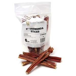 The Natural Dog Company Tuesday's Tremenda Sticks Bag 5" 6oz