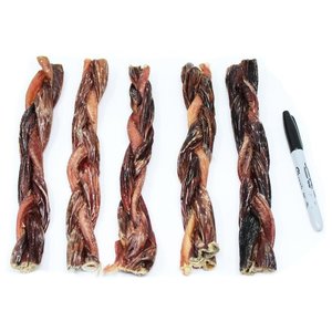 The Natural Dog Company Tuesday's 6" Braided Gullet 4ct
