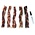 The Natural Dog Company Tuesday's 6" Braided Gullet 4ct
