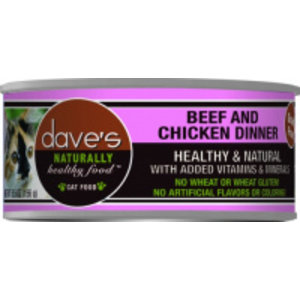 Dave's Dave's Cat Beef and Chicken Dinner 5.5oz