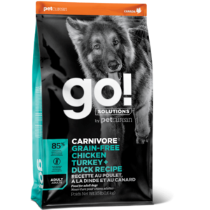 Petcurean Go GF Carnivore Dog Chic Turkey Duck