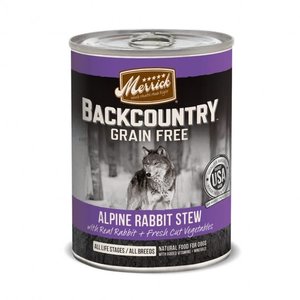 Merrick Merrick Dog Backcountry Can Alpin Rabbit 12.7oz Stew