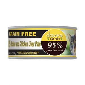 Dave's Dave's Cat 95% Chicken & Chicken Lvr Pate 5.5 oz