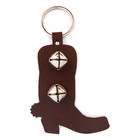 Auburn Aubourn Bell Door Hanger Cowboy Boot Brown