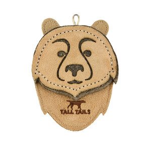 Tall Tails TTLS Leather Bear Toy 4"