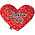 Mirage Pet Products Mirage Jackson Hole Heart Toy Red Bandana Print