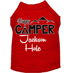 Mirage Pet Products Mirage Happy Camper Jackson Hole Dog T-shirt