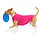 Gold Paw Gold Paw Single Layer Fleece Hot Pink