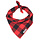 Worthy Dog Worthy Red Buffalo Plaid Bandana