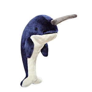 Fluff n Tuff Fluff Bleu Narwhal Toy