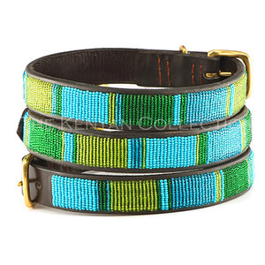 Kenyan Collection Kenyan Lagoon Beaded Dog Collars