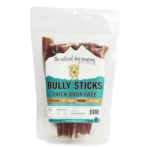 Tuesday's Tuesday's Natural 6" Thick Bully Sticks odor free 8oz