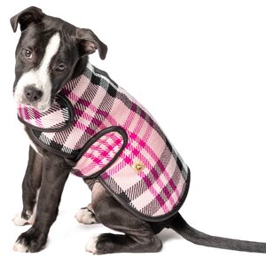 Chilly Pink Plaid Blanket Coats