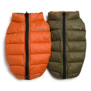 Fabdog Fab Pack-N-Go Reversible Olive/Orange