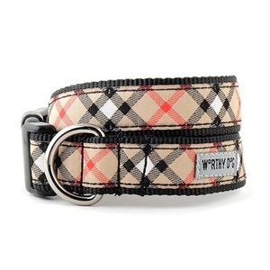 Bias Tan Plaid Collar Worthy