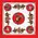 The Bandanna Co Bandanna Rodeo Cowboy Red 22"