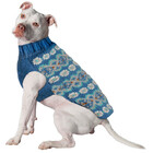 Chilly Dog Alpaca Teal Fair Isle Sweater
