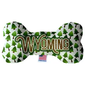 Mirage Pet Products Wyoming Woodland Trees Plush Bone Toy