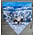 Jackson Hole Reversible Bandana Tetons Bison