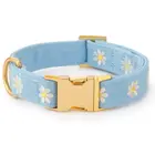The Foggy Dog Daisy Embroidered Dog Collar