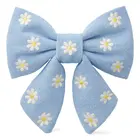 The Foggy Dog Daisy Embroidered Lady Bow