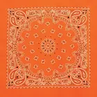 The Bandanna Co Bandanna Neon Orange Paisley 22"