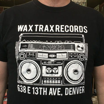 Wax Trax - Boom Box T-Shirt