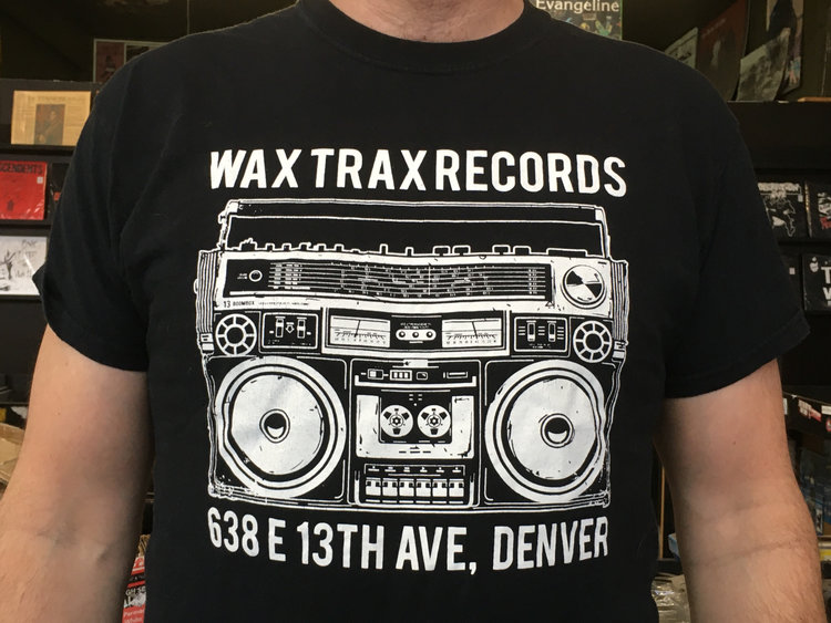 Wax Trax - Boom Box T-Shirt