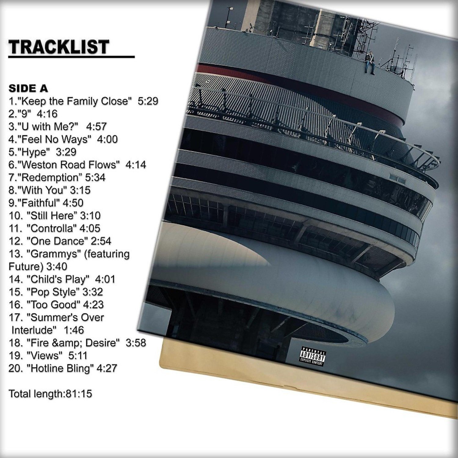 views from the 6 drake tracklist