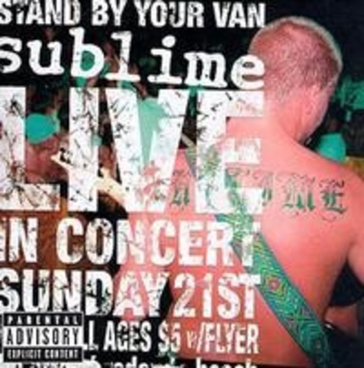 Geffen Sublime - Stand by your Van Live LP