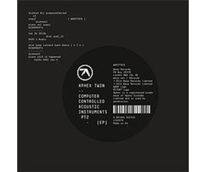 Aphex Twin ‎Computer Controlled Acoustic Computer Controlled Acoustic Instruments pt2 EP | Aphex Twin