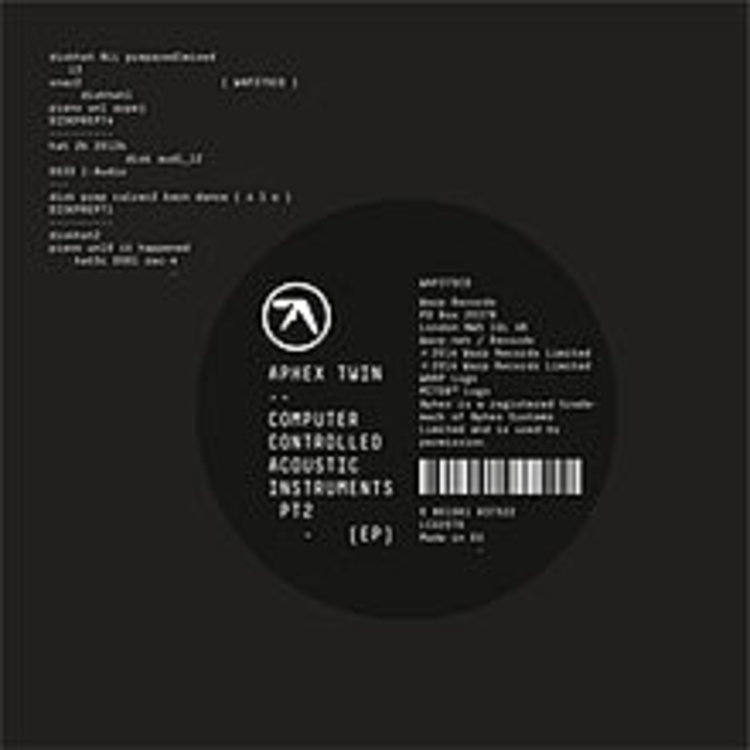 Warp Aphex Twin - Computer Controlled Acoustic Instruments pt. 2  EP