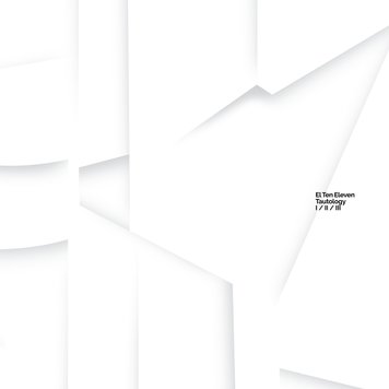 Joyful Noise El Ten Eleven - Tautology 3LP