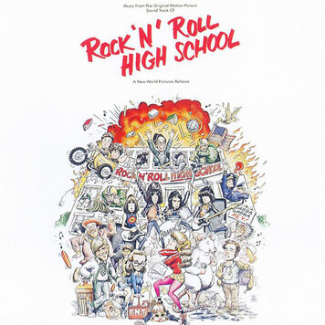 Rhino Rock N Roll High School Soundtrack (1979) LP (fire vinyl)